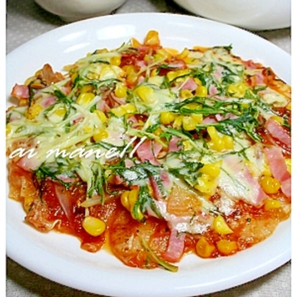 ちょ 薄切り 大根でトマトソースピザ風 レシピ 作り方 By Mane11 楽天レシピ